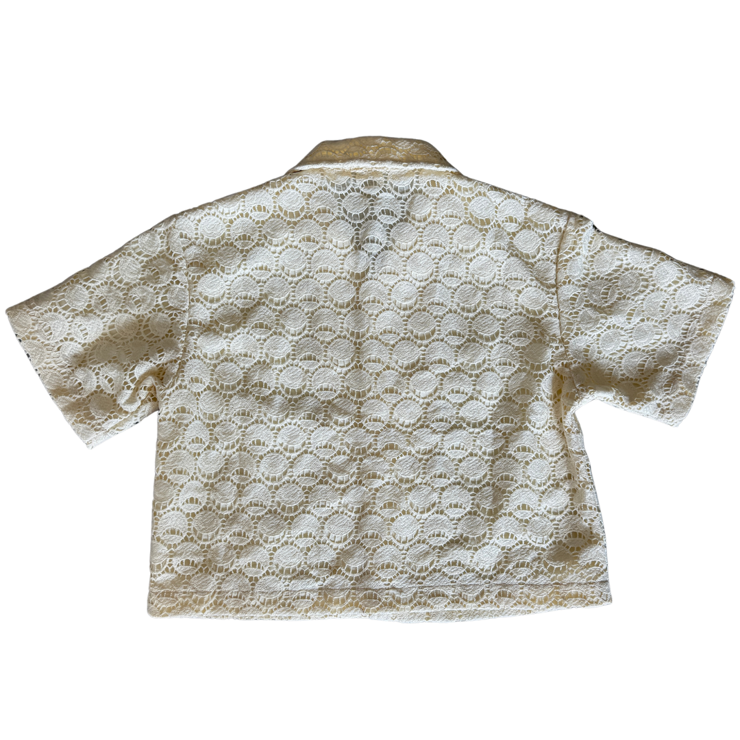 L(ACE) CROPPED BUTTON UP