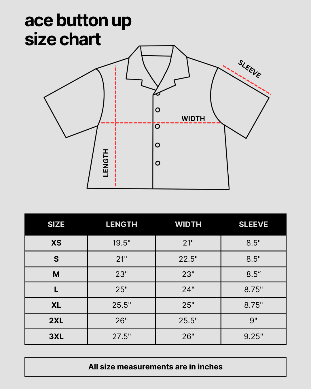 L(ACE) CROPPED BUTTON UP